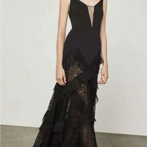 BCBG Maxaria Elegant Black Evening Gown